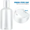 Opslagflessen Druk op transparante reisfles voor Face Wash Lotion Shampoo Refilleerbare Hand Soap Dispenser