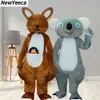 Mascotte kostuums mooie kostuum kangaroo mascot Halloween fancy pak outfit koala verjaardagsfeestje maat voor volwassenen