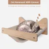 Scratchers 2023 Nieuwe kattenboom met hangmat, houten kattenwandmeubels, kattenactiviteit klimtoren