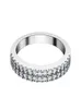 Clusterringen Florid Jewelry Micro Touwe Band Ring Solid 925 Sterling Silver Betrokkenheid Wit Gold Color Prmoise5515095