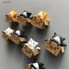 Magneti del frigorifero che utilizzano magneti 3D per adesivi di messaggi magneti per decorazioni per la casa gatti privati e topi refrigerante WX