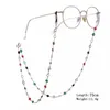 EyeGlasses Correntes coloridas Correia de óculos de cristal colorido Chain de óculos de moda para mulheres Acessórias oculares tiras oculares Óculos de sol do cordão Presente de cordas