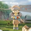 Trouver Unicorn Molinta Camping Vlog Series Blind Box Zzoton Mystery Box Kawaii Toy Figures Birthday Gift Kid Action 240426