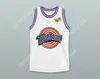Anpassad Nay Mens Youth/Kids Yosemite Sam 6 Tune Squad Basketball Jersey med Space Jam Patch Top Stitched S-6XL