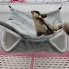 Levert warme pluche hamster hangmat kleine dieren doublelager dikker slaapzak nest huisdieren ratten eekhoorn op hangende kooihuis