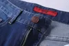 Printemps / été 2024 Brand Jeans High End Mens Fashion Non Iron Straight Leg Pantal