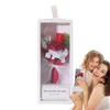 Decorative Flowers Carnation Flower Bouquet Multipurpose Box Rose Set Creative Floral Scented Bath Tools Artificial