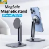Stands Mozhao Magsafe Magnetic Phone Phone Stand de bureau 360 ° ROTATION PORTABLE PORTABLE APPORTABLE POUR IPHONE 12/13/14