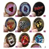 Gambing Group van negen pokerkaartbeschermer metal Protector Souvenir Craft Chips Dealer Coins Game Gift Hold039EM Accessoires4785776 Drop D DHH90