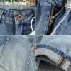 Herren Jeans Vintage American Casual Stretch Denim für Männer Frühling weiß verzweifelter gewaschener schlanker fit gerader Hosen 24SS y2k Jugend männlich