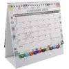 Kalender 2024 Bureau Pocket Agenda's kleine desktop flip voor maandelijkse ornament kantoorvoorraad decoratieve huis vrijstaande notitieblokken