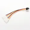 2 IDE Dual 4pin Molex IDE Male tot 6 pins vrouwelijke PCI-E Y Molex IDE Power Cable Adapter Connector voor videokaarten