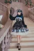 Sukienki imprezowe Lolita Oryginalna sukienka prockowa JSK wydrukowana średniej długości 2024