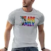 Męskie topy z czołgami We Are Family Pride T-Shirt Edition T Shirt Graphic Shirts Black Mens trening