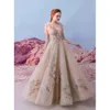 Strap Dress Neck Prom Sheer V Fairy Princess Illusion Exposed Boning Embroidery Beaded Evening Party Dresses es