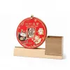 Calendário 2024 Ano da Dragon Table Decoration redonda Solid Wood Desk de calendário Business Office Calendário Criendar Creative Chinese Style Calendário