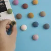 Kühlschrankmagnete 10pcs Morandi gefärbte Mini Kreis Magnetschnallen zum Befestigen von Fotos Mindestaufkleber Magnetkante Aufkleber Whiteboard Notes Home Decor Wx