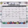 Calendrier 2024 Calendrier de poche de bureau Small Bureau Flip pour Ornement mensuel Supply Decorative Home PADS FACTOPTION