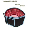 New LED Red Near Infrared Light Therapy Devices Large Pads Wearable Wrap for Pain Relief weight loss Belt