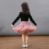 tutu Dress HOT Girls Tutu Skirts Solid Fluffy Tulle Princess Ball Gown Pettiskirt Kids Ballet Party Performance Dress for Children PP001 d240507