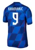 2024 كأس يورو كرواتيا لكرة القدم قمصان Modric 24 25 Brekalo Perisic Football Shirt Brozovic Rebic Jersey Player Feel Nation
