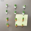 Kühlschrankmagnete 6 Stücke Kaktus gefrorener Magnet Kühlschrank Magnetaufkleber 3D niedliche saftige Pflanzenmeldebafel erinnern Familien, Küchen wx zu dekorieren wx