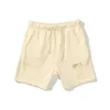 Heren shorts zomerheren los en ademende trekkoord ontwerp sport shorts modieuze straatheren losse caprisl2405