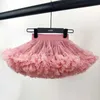 Tutu Dress Hot Upgrade Girls Tule Rok Baby Children Tutu Pettiskirt Rok Kinderen Fluffy Ballet Rok Party Princess Girl Cleren B022 D240507