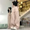 Jeans pour femmes wcfcx studio mode pantalon floral femmes doux coréen élégant haute taille