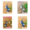 Nyckelringar 10 PC: er min granne Totoro Bell Cell Phone Strap Charms Keychains Ring DIY SMYCKE Making Accessories Ty-169 Drop Delivery Dh6S8