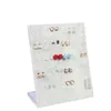 Sieradenkraam rood zwart beige fluweel felvet earring standaard display sieradendoos organisator Q240506