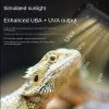 REPTILE DE ILUMINACIÓN UVA+UVB Full Spectrum LED UV Lámpara UV 10.0/20.0 Lámpara de terrario de luz serpiente de tortuga para reptil vivarium calcio suministro