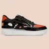 Sta sk8 casual shoes designer men trainers low men women shark patent leather black camouflage plate-forme schuhe skateboarding sneakers trainer outdoor sh053