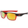 Nieuwe warme sport buitenrijden Cross Country Mens Square sportglazen zonnebril