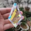 Украшения 76 -миллиметровый радужный производитель suncatcher crystal prisms люстры части чакр, висящие солнце