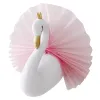 Adesivi Nuovo 3D Fatto a mano Crown Crown Swan Children Christmas Animal Head Decor per bambini Gift Birthday Regalo per bambini