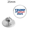 2024 Trump Broches Amerikaanse verkiezing Trump Metal Badge Pins Glass Broche 9 Style ZZ