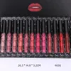 Maquillage 12pcs Kylie Matte Lip Gloss Set étanche étanche longue durée de rouge à lèvres durable