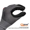 Gants Qear Safety General PULLIC Micro Sandy Nitrile Rubber Palm Palm revêtu de travail Gants, abrasion, poignée, Antihandfatigue respirante