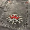 Streetwear Jnco Shorts Y2K Pants Hip Hop Hip Hop Jnco Crowidery Denim Gyn Jeans Lample Basket Basketball Short Basketball Short 240506