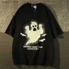 Men's T-Shirts Litt Devil Print Versati Mens Summer Oversize Cotton Coup Short Seved Shirt dent Trend Casual Loose Gothic T-shirt H240507