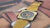 Chronographe squelettique vintage de haute qualité quartz sport masque bronze patrimoine aviation camouflage brun cuir brun band br x1 wrist9269451