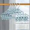 Hangers 5 stks huishoudelijke kledinghanger met cliphangende rok multifunctionele Traceless Home Storage Organizer