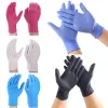 Gants gants jetables nitrile gants en poudre noire gants en caoutchouc sans aliments nettoyage ménage de réparation de voiture pour animaux de compagnie gants mécaniques