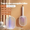 Zappers pliables électriques moustiques tueurs USB USB Rechargeable Mosquito Mosquito Killer Fly Swatter Trap avec UV Light Bug Zapper 3000V