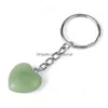 Autres bijoux Ensembles en pierre naturelle aventurine verte pour fille Collier en cristal en cristal / boucles d'oreilles / bracelet / porte-clés bijoux de fête de la fête del dhxkm