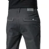 Pantalon masculin pour hommes pantalons décontractés d'été mince directe pantalon de printemps et d'automne pour hommes à la mode ultra-mince pantalon pour hommes élastiques J240507