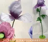 Wedding Props Giant Poppy Silk Flower Artificial Wedding Backdrop Decor T Stage Mall Window Layout Birthday Party Decor