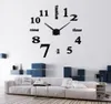 3d big acrylic mirror wall clock brief diy quartz watch still life clocks living room home decor mirror stickers wall decor255R2238866