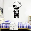 Adesivi fumetti giapponesi hatake kakashi combattente decalcomania cartone animato anime adesivo in vinile decorazione domestica arte arte per bambini e553